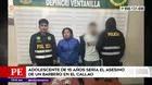 Callao: Adolescente de 15 años sería el asesino de un barbero