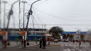 Callao: alertan sobre riesgo de cables expuestos en avenida Sáenz Peña