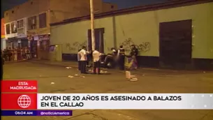 Crimen en el Callao. América Noticias