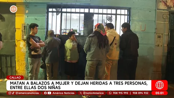 Asesinan a mujer en restaurante del Callao y hieren a tres personas. Foto: América Noticias Asesinan a mujer en restaurante del Callao y hieren a tres personas. Foto: América Noticias