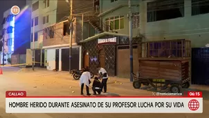 Callao: Asesinan a profesor Alexander Vinces Paiva tras clases. Foto y video: AN 