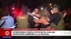 Callao: Asistentes a una fiesta COVID-19 agredieron a agentes de la Policía