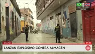 Callao: atacan con explosivo almacén en el pasaje de La Salsa