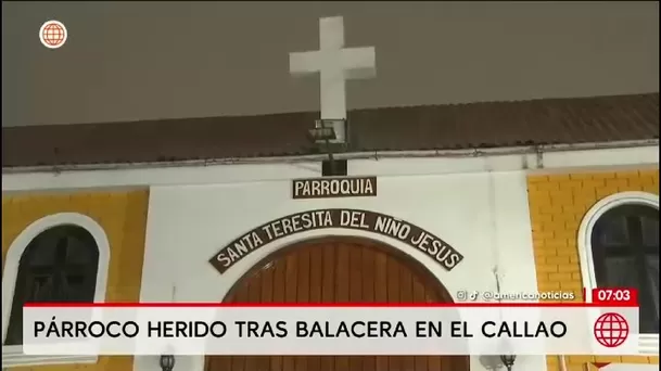 Callao : Cuatro disparos hieren a párroco y a dos personas/América Noticias Callao : Cuatro disparos hieren a párroco y a dos personas/América Noticias