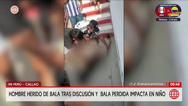 Callao: Balacera en Mi Perú deja a hombre crítico y niño herido. Foto: América Noticias Callao: Balacera en Mi Perú deja a hombre crítico y niño herido. Foto: América Noticias