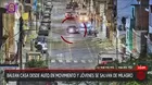 Callao: Balean casa desde auto y jóvenes se salvan de milagro
