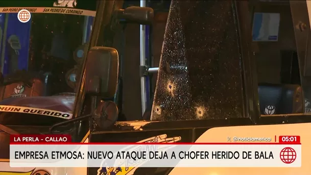 Callao: Balean a chofer de la empresa Etmosa en grifo de La Perla. Foto: América Noticias Callao: Balean a chofer de la empresa Etmosa en grifo de La Perla. Foto: América Noticias