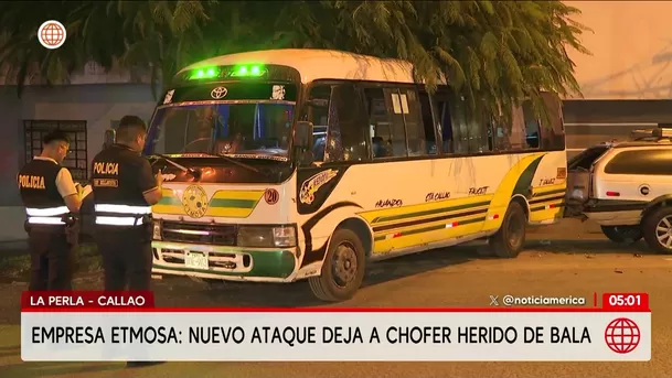 Callao: Balean a chofer de la empresa Etmosa en grifo de La Perla. Foto: América Noticias Callao: Balean a chofer de la empresa Etmosa en grifo de La Perla. Foto: América Noticias