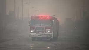 Incendio en el Callao. Foto: Andina