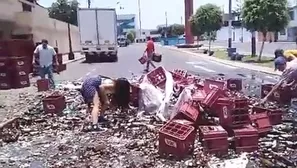 Agentes de la Policía se dirigieron al punto en el Callao para mantener el orden / Video: Prensa Chalaca