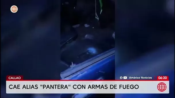 Capturan alias Pantera con armas tras tiroteo en el Callao/ América Noticias