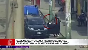 Captura de delincuentes en el Callao. América Noticias