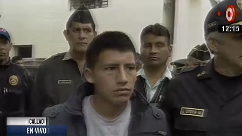 El sujeto fue identificado como Giovanni Yacsaca Santi, alias burrito. Foto: captura Canal N