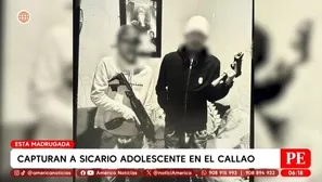 Capturan a presunto sicario adolescente en La Perla, Callao. Foto y video: América Noticias