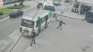Callao: chofer de bus herido tras ataque de extorsionadores
