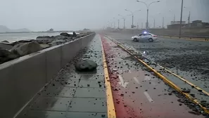 Municipalidad del Callao ha decidido cerrar un carril en sentido hacia Chorrillos. / Video: Canal N