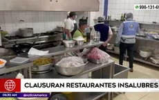 Callao: Clausuran una decena de restaurantes - Noticias de restaurante