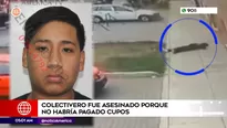 Colectivero fue asesinado porque no habría pagado cupos en el Callao. Foto y video: América Noticias