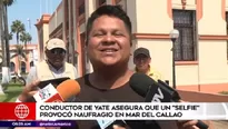 El naufragio se produjo en el Callao. Foto: América TV