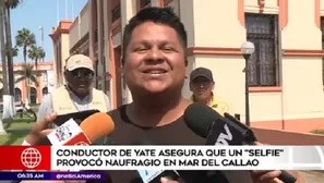 El naufragio se produjo en el Callao. Foto: América TV