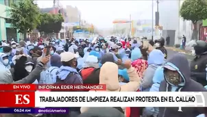 Protesta en el Callao.