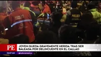 Mujer baleada en el Callao. América Noticias