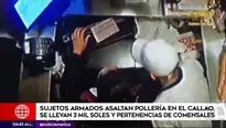 Durante el asalto, se llevaron las ganancias del día. Foto/Video: América Noticias