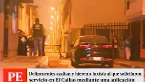 Los delincuentes huyeron del lugar, mientras el taxista quedó ensangrentado