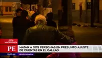 Dos asesinados en el Callao. América Noticias