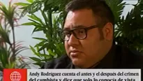 Andy Rodríguez recuperó su libertad. Foto: captura de video ANCentral