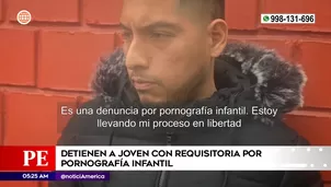 Requisitoriado detenido en el Callao. Foto y video: América Noticias