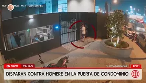 Callao: Disparan contra hombre en puerta de condominio. Foto y video: América Noticias