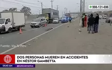 Callao: Dos personas murieron en accidente de tránsito en la avenida Néstor Gambetta - Noticias de accidente-transito