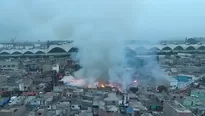 Incendio ocurrió en el Callao. Foto: América Noticias