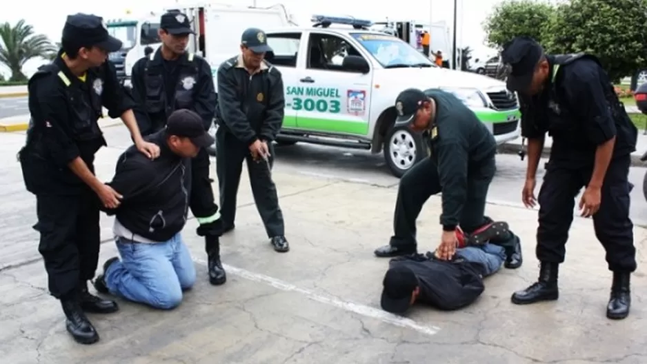 San Miguel cuenta en la actualidad con más de 300 policías, 380 serenos y 100 cámaras de videovigilancia. Foto: desdelacocina1.wordpress.com