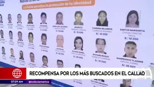 Lista de los Más buscados en el Callao. América Noticias