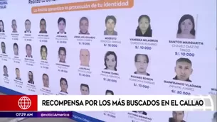 Lista de los Más buscados en el Callao. América Noticias