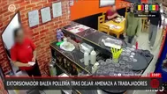 Callao: extorsionador baleó pollería tras dejar amenaza