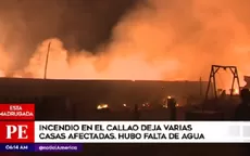 Callao: Gran incendio consumió un almacén y otras viviendas - Noticias de almacen