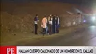 Callao: hallan cuerpo calcinado de un hombre en la avenida Morales Duárez