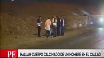 Hallan cuerpo de un hombre en el Callao.