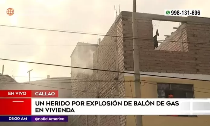 Callao Un Herido Por Explosión De Balón De Gas En Vivienda