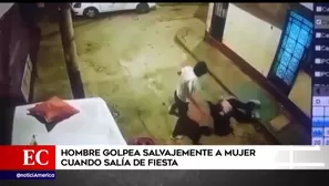 Callao: hombre golpea salvajemente a mujer cuando salía de fiesta 