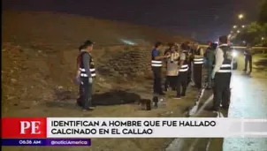 Identifican a muerto en el Callao. América Noticias