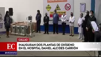 COVID-19: Inauguraron dos nuevas plantas de oxígeno en el Hospital Daniel Alcides Carrión en el Callao. Video: América