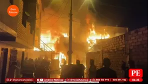 Incendio destruye casas en jirón Áncash y deja familias sin hogar en el Callao. Foto y video: América Noticias