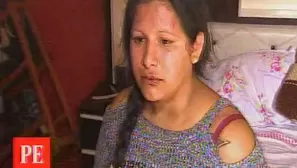 Mujer agredida en el Callao. 