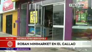 Robo en el Callao. Foto y video: América Noticias