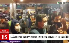 Callao: Más de 200 personas fueron intervenidas en fiesta covid - Noticias de fiesta-semaforo