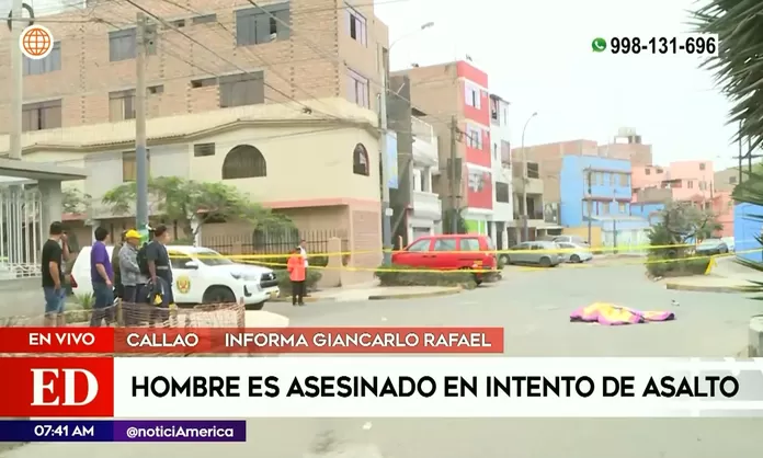 Callao: Asesinan a hombre tras resistirse a robo